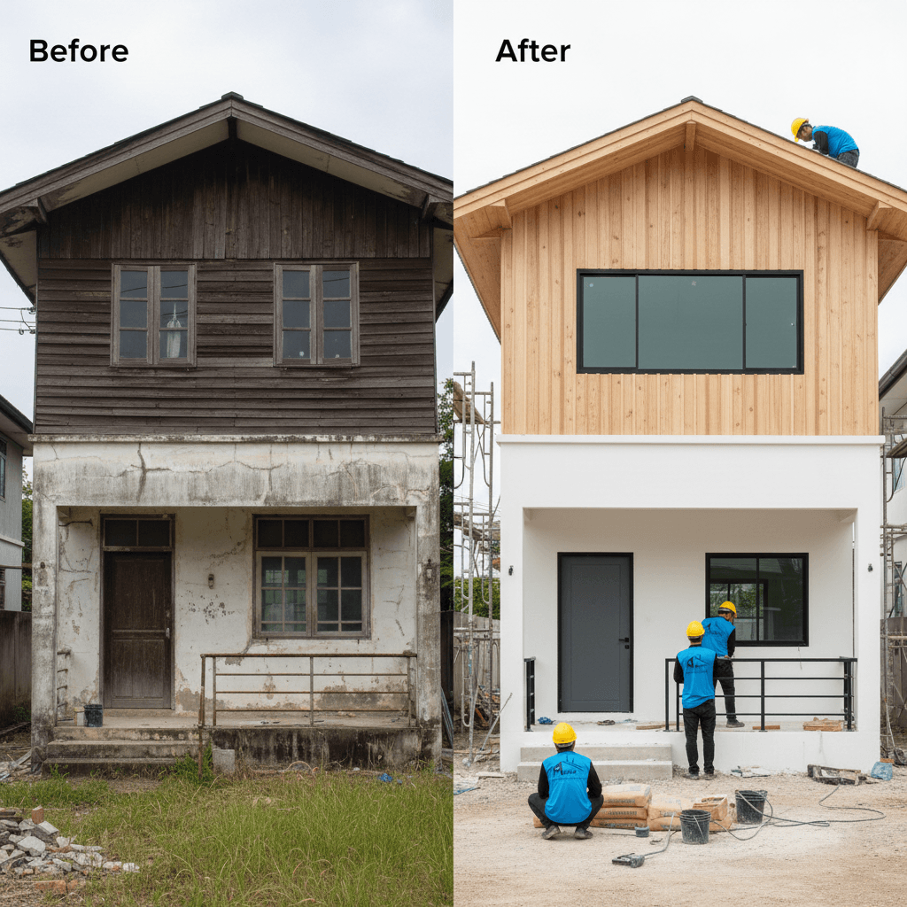 งานรีโนเวท/ต่อเติม