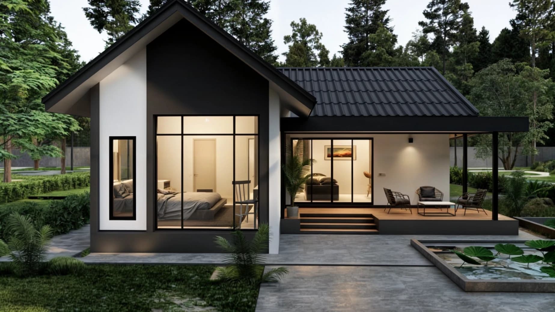 แบบบ้านสไตล์โมเดิร์น MP-EP13 โดย Mepatcs