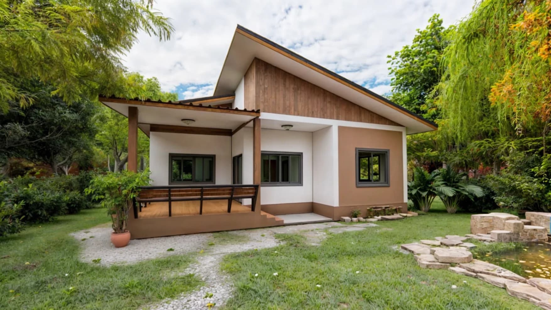 บ้านชั้นเดียวสไตล์โมเดิร์น MP-EP12 โดย Mepatcs