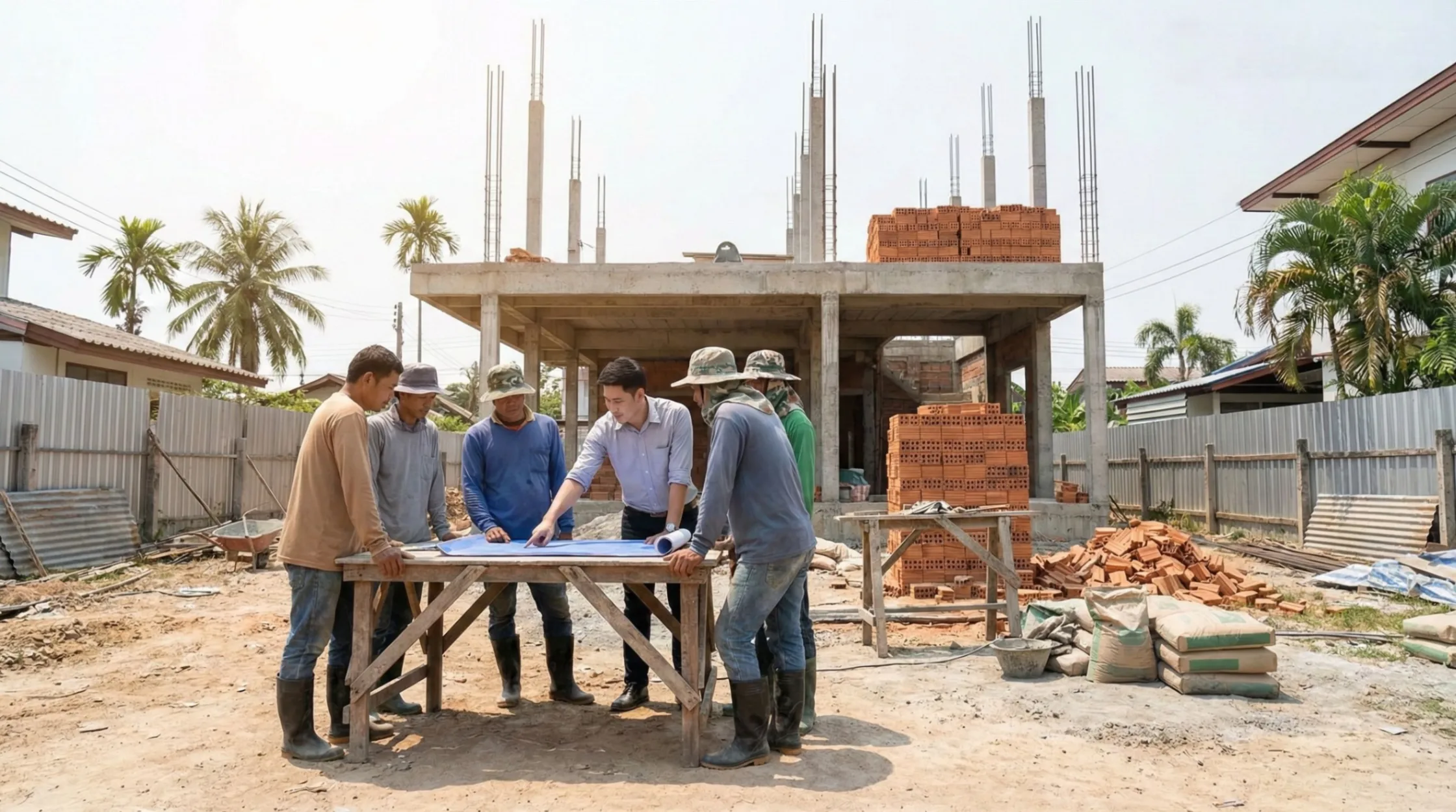 สร้างบ้านเอง vs จ้างบริษัทรับสร้างบ้าน แบบไหนคุมงบได้ดีกว่า โดย Mepatcs