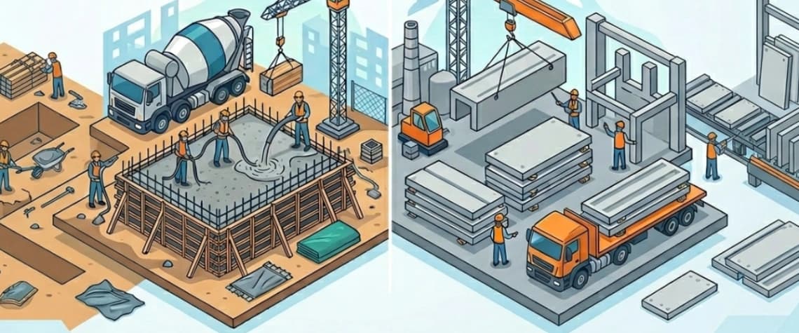 เทียบชัด! พื้นสำเร็จรูป vs พื้นหล่อในที่ ต่างกันยังไง